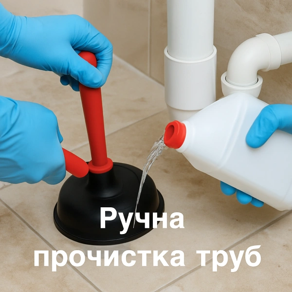 Ручная прочистка труб